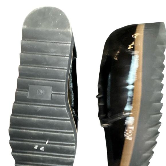 Chinese Laundry Women’s Black Tan Trim Platform Oxford Shoes 10 M Academia Prepp - Picture 13 of 13